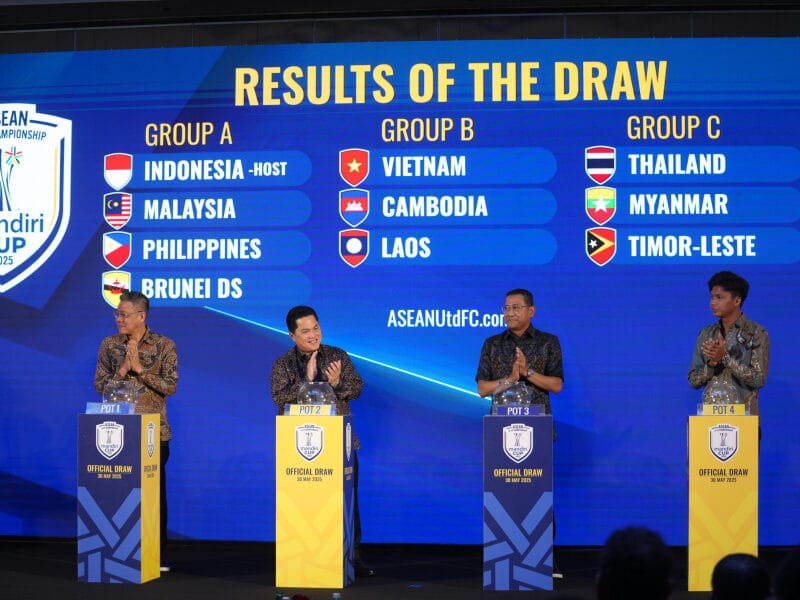 Tergabung di Grup A, Indonesia Siap Berjuang di ASEAN U-23 Championship Mandiri Cup 2025 