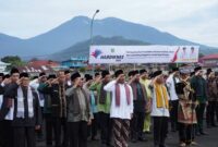 Upacara Hardiknas di Padang Panjang, Peserta Gunakan Pakaian Adat