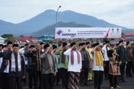 Upacara Hardiknas di Padang Panjang, Peserta Gunakan Pakaian Adat