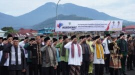 Upacara Hardiknas di Padang Panjang, Peserta Gunakan Pakaian Adat