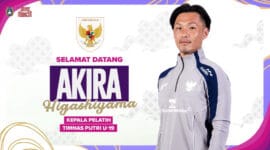 Akira Higashiyama Jadi Pelatih Timnas Putri U-19 Indonesia