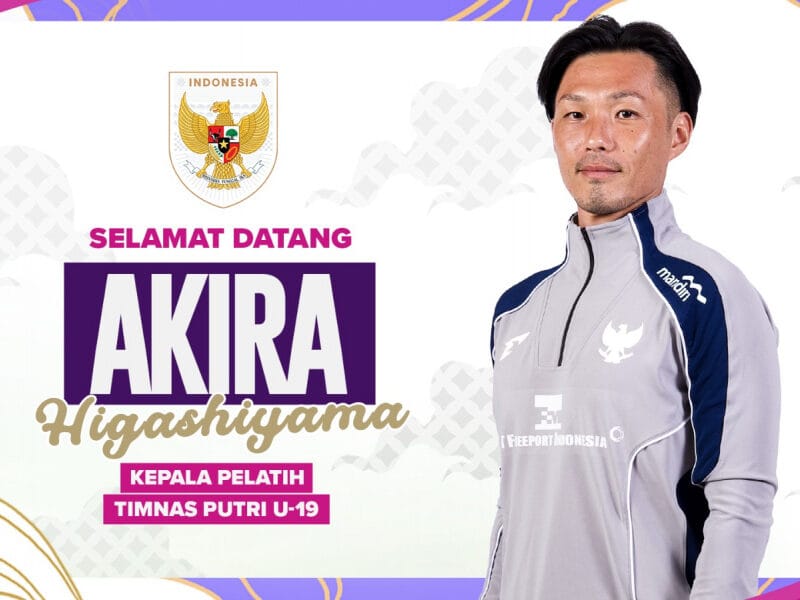Akira Higashiyama Jadi Pelatih Timnas Putri U-19 Indonesia