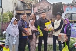 Yayasan Lebah Muda Salurkan Bantuan untuk Warga Terdampak Sakit dan Kebakaran di Koto Tangah