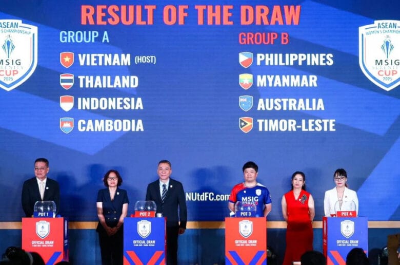 Indonesia Masuk di Grup A ASEAN Women
