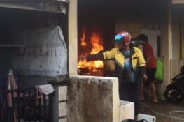 Kebocoran Gas Picu Kebakaran Laundry di Banuaran, Kerugian Capai Puluhan Juta