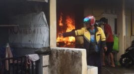 Kebocoran Gas Picu Kebakaran Laundry di Banuaran, Kerugian Capai Puluhan Juta