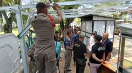 Langgar Janji Bongkar Lapak, PKL di Jalan Flamboyan Ditertibkan Satpol PP