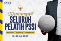 PSSI Tegaskan Komitmen Pembinaan dengan Menggelar National Coaching Conference Juli 2025 Mendatang