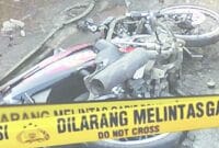 Tabrakan Maut Tewaskan Satu Orang