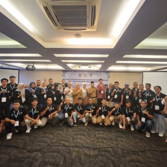 BPDP Bersama Ditjen Perkebunan dan PT ISKOL Gelar Pelatihan Penumbuhan Kebersamaan Pekebun Sawit Pasbar