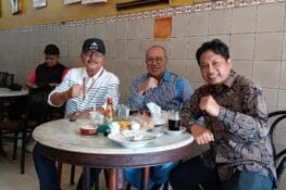 Hamdanus Silahturahmi bersama Duo Tokoh Olahraga Sumbar