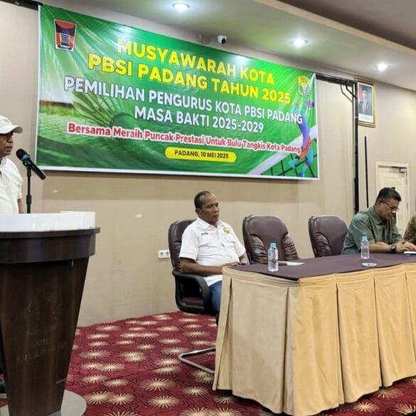KONI Padang Plin Plan Memberikan Rekomedasi Muskot PBSI Padang 