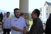 Irman Gusman Kunjungi Balai Kota, Wako Fadly Paparkan Program Unggulan Padang