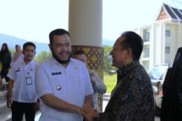 Irman Gusman Kunjungi Balai Kota, Wako Fadly Paparkan Program Unggulan Padang