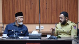 Jelang HJK ke-356, Wali Kota Fadly Temui Gubernur Mahyeldi