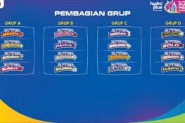 Pembagian Grup All Stars HYDROPLUS Piala Pertiwi 2025, 16 Tim Siap Bertarung
