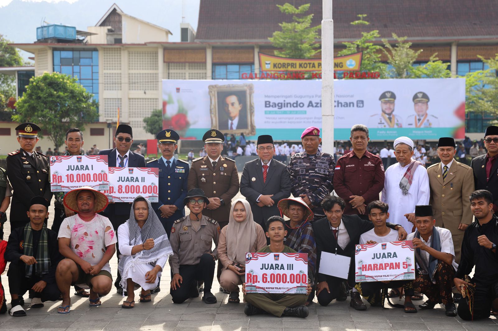 Peringatan Gugurnya Bagindo Aziz Chan ke-78, Wawako Padang Ajak Teladani Semangat Kepahlawanan