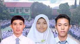 Tiga Siswa MAN 1 Padang Kibarkan Merah Putih di HUT RI ke-80