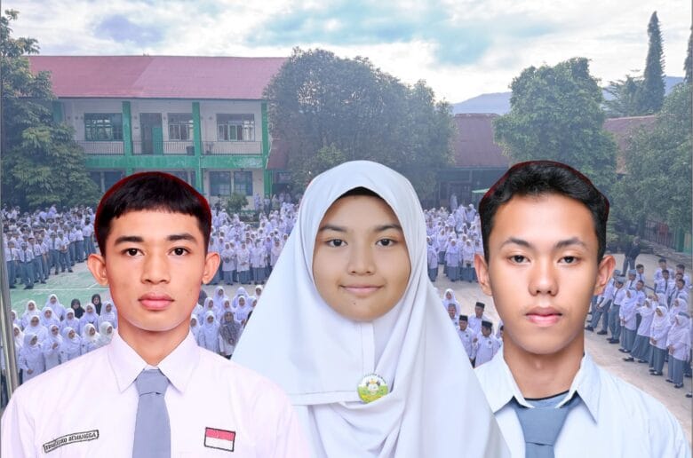 Tiga Siswa MAN 1 Padang Kibarkan Merah Putih di HUT Tiga Siswa MAN 1 Padang Kibarkan Merah Putih di HUT RI ke-80