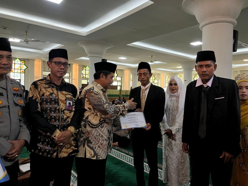 15 Pasangan Ikut “Nikah Bareng” di HJK Kota Padang ke-356