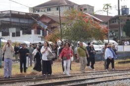 Delegasi 15 Negara Kunjungi Stasiun Padang Panjang, Bahas Warisan Dunia WTBOS