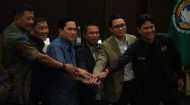 Erick Thohir Apresiasi NDRC Indonesia Ikut Jaga Ekosistem Sepak Bola Nasional