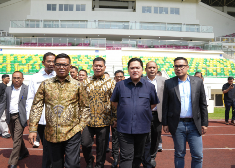 Erick Thohir Apresiasi Stadion Internasional Banten: Siap Gelar Event Timnas di Banten