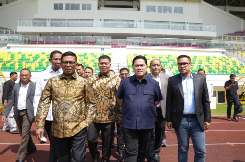 Erick Thohir Apresiasi Stadion Internasional Banten: Siap Gelar Event Timnas Erick Thohir Apresiasi Stadion Internasional Banten: Siap Gelar Event Timnas di Banten