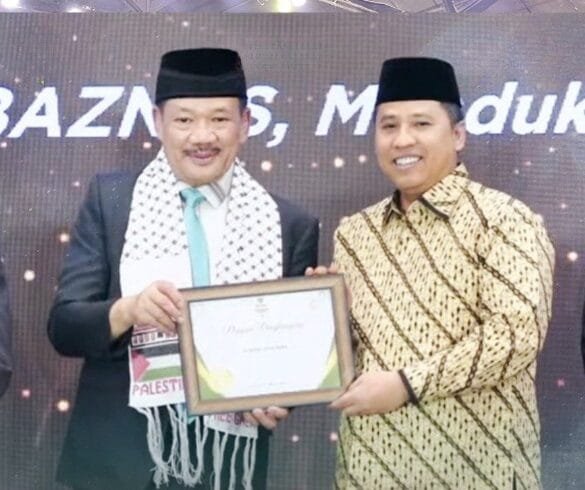 Hendri Arnis Dinobatkan Sebagai Kepala Daerah Pendukung Gerakan Zakat
