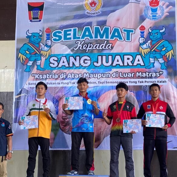 Kontingen Kota Padang Kumpulkan 6 Emas di Hari Kedua Kejurnas Gulat