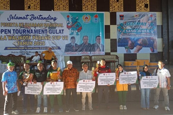 Kejurnas Gulat Sukses, Kalimantan Timur Juara Umum Kota Padang Juara Gaya Grego 
