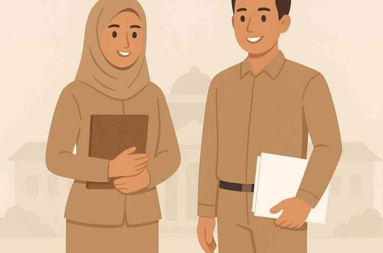 PPPK_Paruh_Waktu Ilustrasi PPPK, pemerintah membuka formasi paruh waktu dengan gaji sesuai UMP masing-masing daerah pada 2025.
