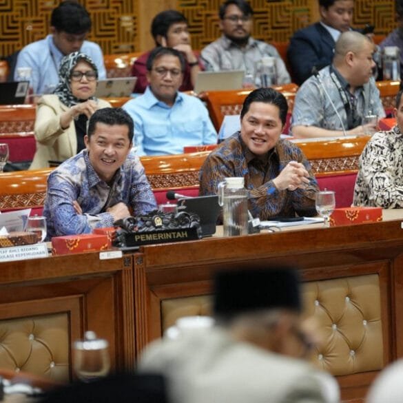 Ketua Umum PSSI Erick Thohir, Apresiasi Dukungan Pimpinan DPR RI dalam Proses Naturalisasi Lima Pesepakbola Diaspora