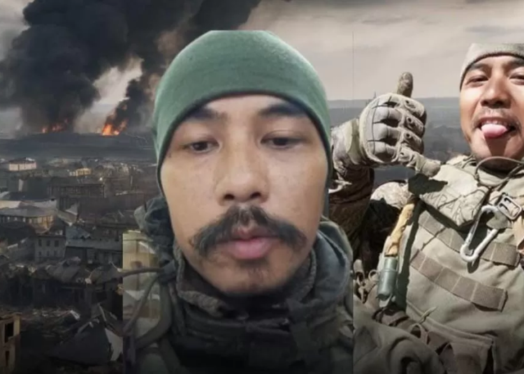 Eks prajurit TNI AL Satria Kumbara yang bergabung dengan militer Rusia. (Ist.)