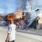 Kebakaran melanda empat unit rumah toko (ruko) di Jorong Limbanang Baruah, Nagari Limbanang, Kecamatan Suliki, Kamis pagi (18/9/2025) sekitar pukul 07.50 WIB.
