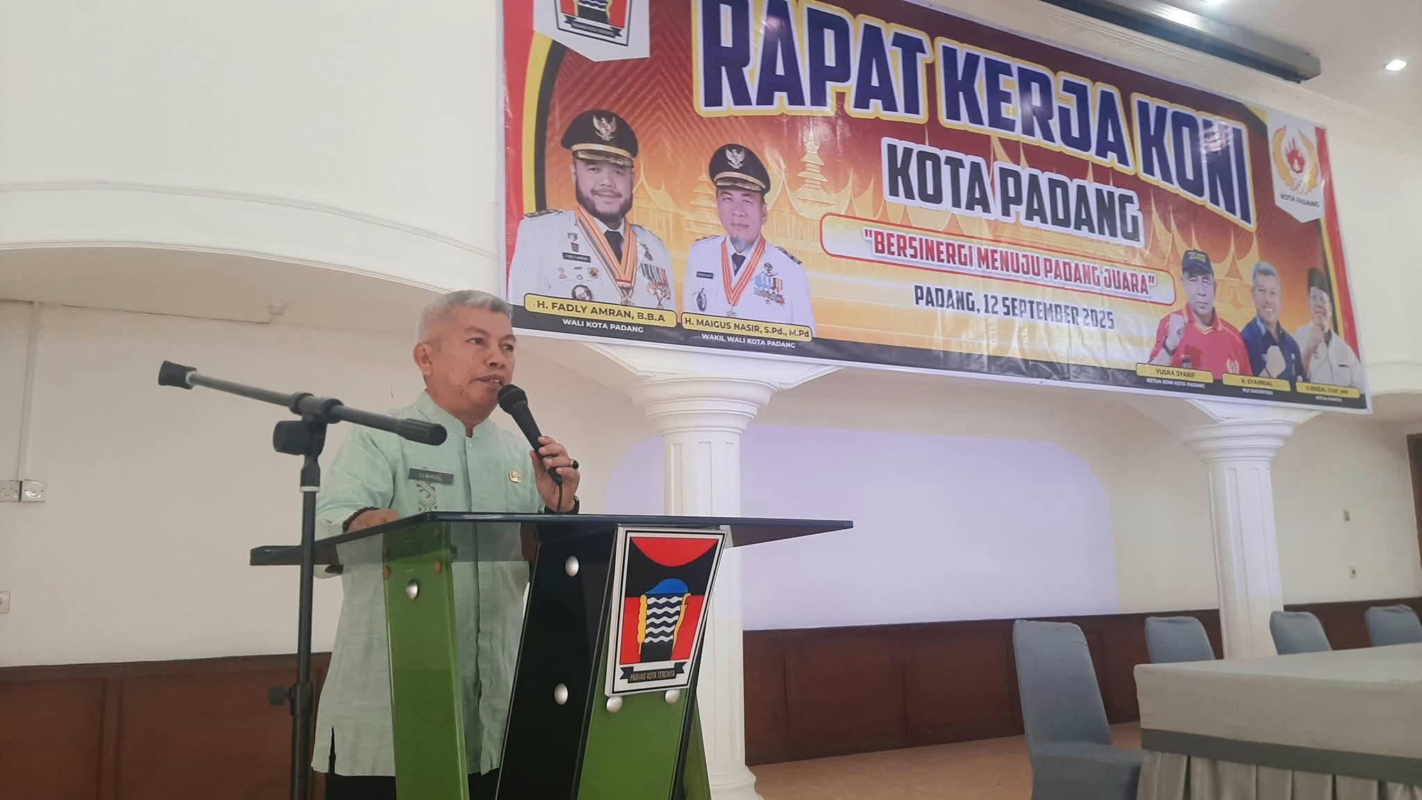 Tim Penjaringan dan Penyaringan Dibentuk, Raker KONI Padang Berjalan Alot