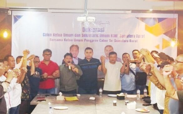 Klaim Dukungan 71 persen, Hamdanus-Dipo Optimistis Tatap KONI Sumbar 