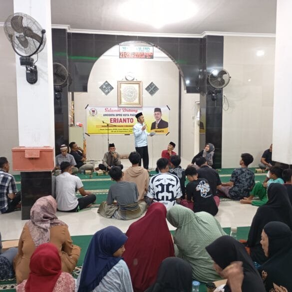 Reses Masa Sidang I Anggota DPRD Erianto Serap Aspirasi Warga Wahana Rimbo Tarok