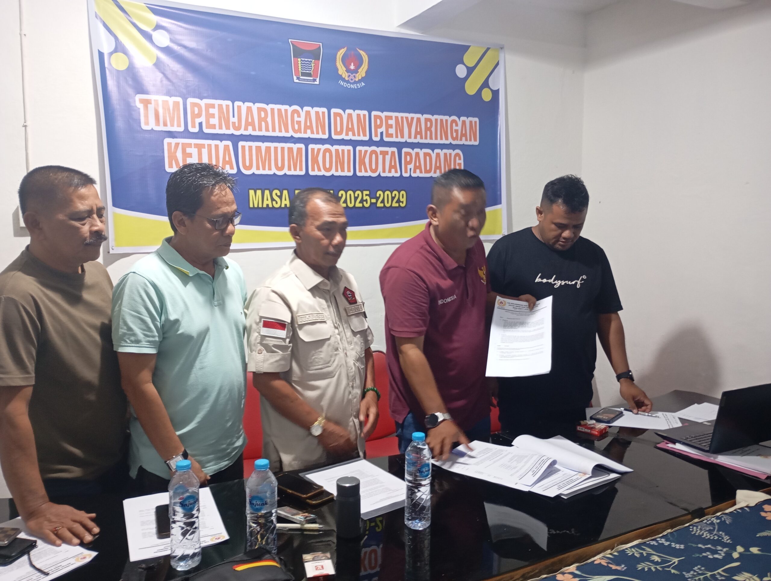 Tim Penjaringan dan Penyaringan Buka Pendaftaran bagi Bacalon Ketua KONI Padang 