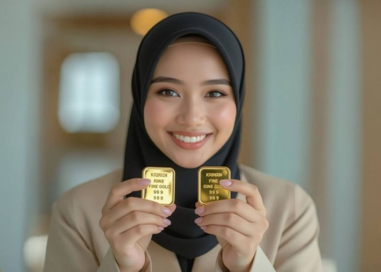 Harga jual dan harga beli emas per gram, Sabtu, 6 September 2025.
