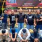 Tim Satreskrim Polresta Padang mengamankan lima pelaku tawuran yang menewaskan seorang remaja, di Kuranji, Kota Padang, Sabtu (13/9/2025). (Ist.)