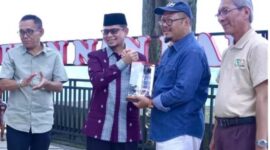 Wawako Bukittinggi, Ibnu Asis, hadiri pertemuan Guru Besar PTNBH se-Indonesia di Taman Panorama, Sabtu (27/9/2025). Pertemuan ini jadi ruang kolaborasi akademik sekaligus mengenalkan identitas Bukittinggi sebagai kota pendidikan dan wisata.