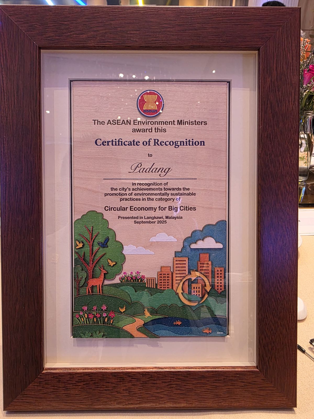 Padang Raih Penghargaan Circular Economy di Ajang ESC Award ASEAN
