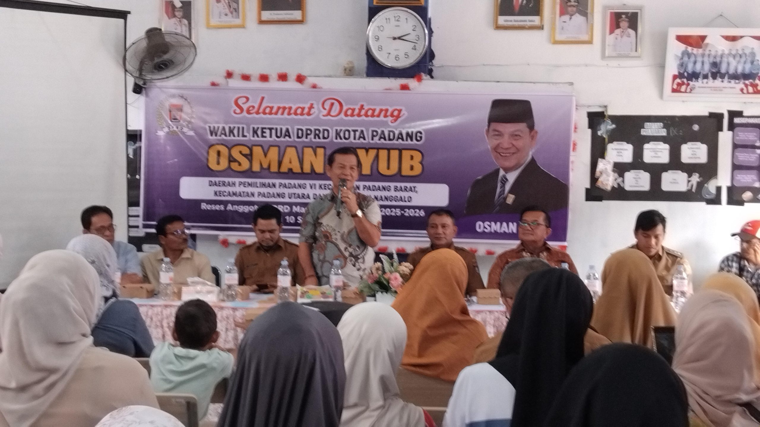 Reses di SMPN 4, Osman Ayub Serap Aspirasi Terkait Sanitasi