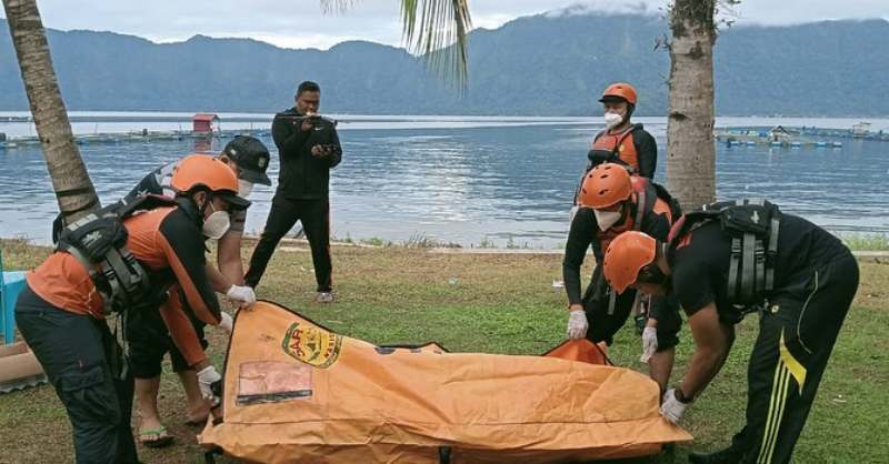 Korban Tenggelam di Danau Maninjau Ditemukan Tim Gabungan pada Hari keempat Pencarian