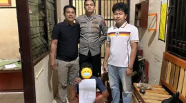 Unit Perlindungan Perempuan dan Anak (PPA) Sat Reskrim Polres Solok Selatan mengamankan seorang pria berinisial IY (43) yang diduga melakukan perbuatan cabul terhadap seorang anak berusia 12 tahun. (Ist.) 