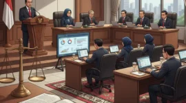 Ilustrasi visual seleksi jabatan yang menekankan pada transparansi, akuntabilitas, dan sistem merit yang menjadi prinsip utama dalam reformasi birokrasi.