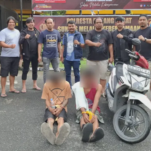 Tim Klewang Ringkus Dua Pencuri Mobil Pikap di Padang, Begini Modusnya