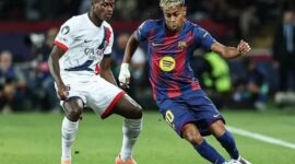 PSG sukses membungkam Barcelona 2-1 di Camp Nou berkat gol dramatis Goncalo Ramos di menit akhir Liga Champions, Kamis dinihari (2/10/2025).