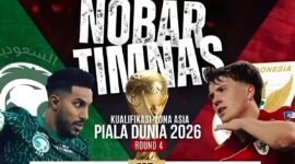 Polres Padang Pariaman gelar nobar Arab Saudi vs Indonesia di halaman Mapolres, Rabu (8/10/2025) malam. (IG Polres Padang Pariaman)